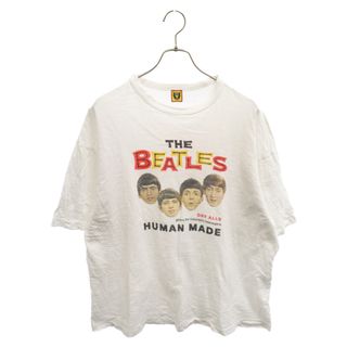 ヒューマンメイド(HUMAN MADE)のHUMAN MADE ヒューマンメイド 22AW×The Beatles Graphic T-Shirt Beatles ザ ビートルズ グラフィックビートルズTシャツ 半袖カットソー フォトプリント DRY ALLS ホワイト(Tシャツ/カットソー(半袖/袖なし))