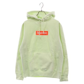 シュプリーム(Supreme)のSUPREME シュプリーム 17AW Box Logo Hooded Sweatshirt ボックスロゴ スウェット プルオーバーパーカー ライムグリーン(パーカー)