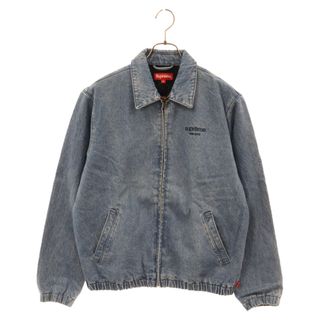 シュプリーム(Supreme)のSUPREME シュプリーム 16AW Denim Harrington Jacket デニム ハリントン ジップアップジャケット インディゴ(Gジャン/デニムジャケット)