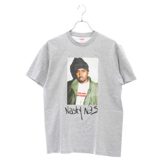 シュプリーム(Supreme)のSUPREME シュプリーム 17AW Nas Tee ナズ フォトプリント半袖Tシャツ グレー(Tシャツ/カットソー(半袖/袖なし))