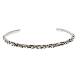 クロムハーツ(Chrome Hearts)のCHROME HEARTS クロムハーツ BANGLE SCROLL スクロールバンド シルバーブレスレット バングル(バングル/リストバンド)