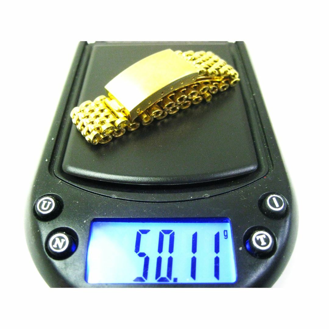 極美品 K18 18金 イエローゴールド バンド 紳士腕時計用 メンズ 極美品 K18 18金 イエローゴールド バンド 紳士腕時計用 メンズ