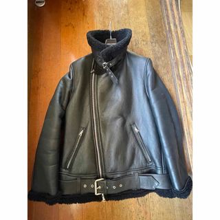 ユナイテッドアローズ(UNITED ARROWS)のclothsurgeon ムートン ジャケット ライダース Mサイズ(ライダースジャケット)