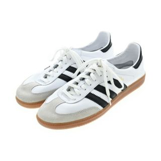 アディダス(adidas)のadidas アディダス スニーカー 26cm 白x黒xグレー 【古着】【中古】(スニーカー)