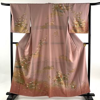 訪問着 身丈161cm 裄丈67.5cm 正絹 美品 秀品 【中古】(着物)