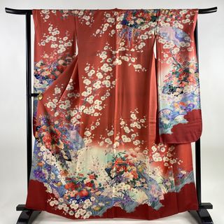 振袖 身丈165.5cm 裄丈65cm 正絹 秀品 【中古】(着物)