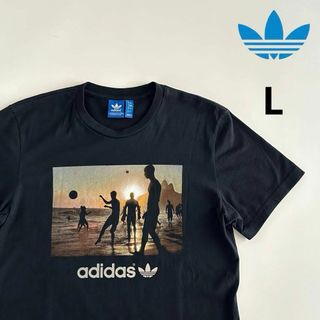 オリジナルス(Originals（adidas）)のadidas originals フォト T L 半袖Tシャツ アディダス 黒(Tシャツ/カットソー(半袖/袖なし))