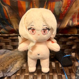 オリジナル ぬいぐるみ 着せ替え ハート クリーム色 15cm(ぬいぐるみ)