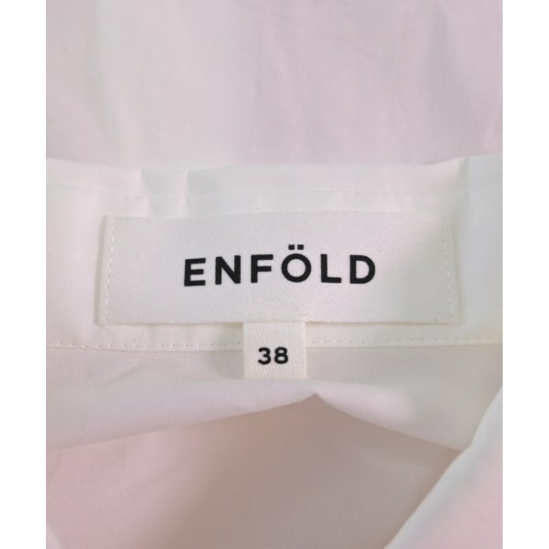 ENFOLD エンフォルド カジュアルシャツ 38(M位) 白 【古着】 ENFOLD エンフォルド カジュアルシャツ 38(M位) 白 【古着】