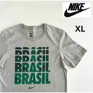 ナイキ(NIKE)のnike ナイキ 半袖Tシャツ グレー XL ブラジル CBF(Tシャツ/カットソー(半袖/袖なし))