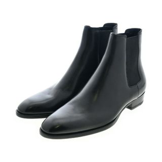 SAINT LAURENT PARIS ブーツ EU41(26cm位) 黒 【古着】【中古】(ブーツ)