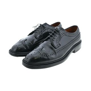 オールデン(Alden)のALDEN ビジネス・ドレスシューズ US8 1/2(26.5cm位) 黒 【古着】【中古】(ドレス/ビジネス)