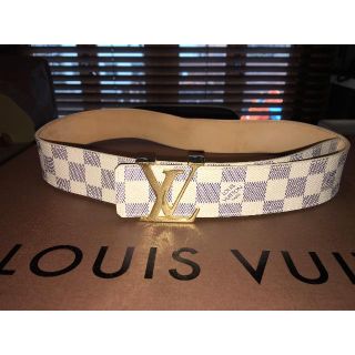 ルイヴィトン(LOUIS VUITTON)のダミエベルトホワイト(ベルト)