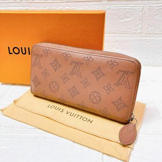 LOUIS VUITTON - ヴィトン Vuitton モノグラム マヒナ ジッピー 長財布 ピンク B64