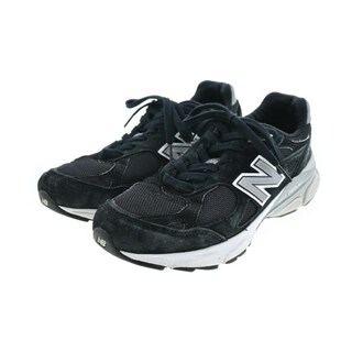 ニューバランス(New Balance)のNew Balance ニューバランス スニーカー US8(26cm位) 黒 【古着】【中古】(スニーカー)