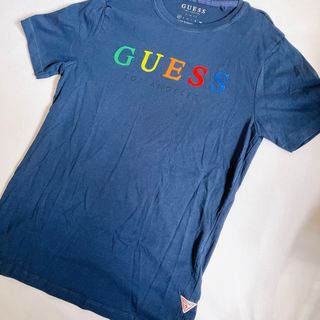 ゲス(GUESS)のGUESS Tシャツ ネイビー(Tシャツ/カットソー(半袖/袖なし))