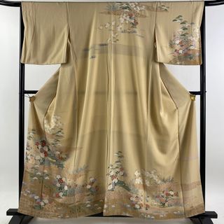 訪問着 身丈159.5cm 裄丈65.5cm 正絹 秀品 【中古】(着物)