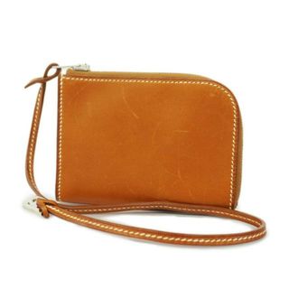 エルメス(Hermes)の【4ie5482-r】エルメス カードケース/リミックス/□D刻印/バレニア/フォーブ/シルバー金具 【中古】 メンズ/レディース/ユニセックス(名刺入れ/定期入れ)