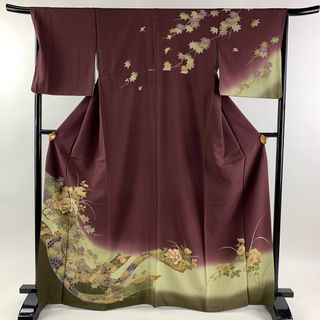 訪問着 身丈166cm 裄丈67.5cm 正絹 美品 秀品 【中古】(着物)