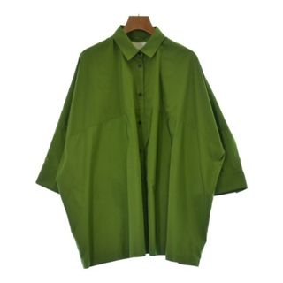 JIL SANDER ジルサンダー カジュアルシャツ 34(XS位) 緑 【古着】【中古】