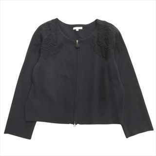 トゥービーシック(TO BE CHIC)の美品 トゥービーシック TO BE CHIC ニット ジャケット ブルゾン(その他)