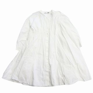 ザラ(ZARA)のザラ ZARA バンドカラー シャツ ワンピース チュニック カットソー S♪３(その他)