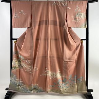 訪問着 身丈163.5cm 裄丈66.5cm 正絹 美品 秀品 【中古】(着物)