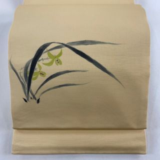 開き名古屋帯 美品 優品 正絹 【中古】