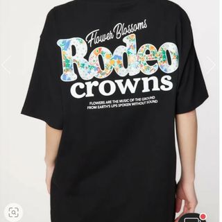 ロデオクラウンズワイドボウル(RODEO CROWNS WIDE BOWL)のパッチワークアップリケＴシャツ(Tシャツ(半袖/袖なし))