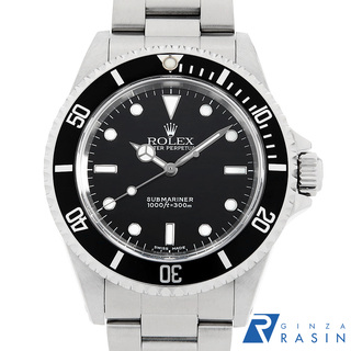 ロレックス(ROLEX)のロレックス サブマリーナ ノンデイト　 14060M ブラック F番 メンズ 中古 腕時計(腕時計(アナログ))
