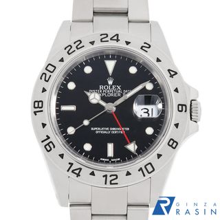 ロレックス(ROLEX)のロレックス エクスプローラーII 16570 ブラック K番 メンズ 中古 腕時計(腕時計(アナログ))