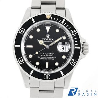 ロレックス(ROLEX)のロレックス サブマリーナ デイト 16610 ブラック オールトリチウム X番 メンズ 中古 腕時計(腕時計(アナログ))