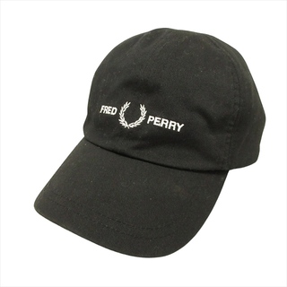 フレッドペリー(FRED PERRY)のフレッドペリー FRED PERRY キャップ 帽子 ロゴ 刺繍 6パネル 黒(その他)