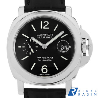 パネライ(PANERAI)のパネライ ルミノールマリーナ オートマティック アッチャイオ PAM01104 U番 メンズ 中古 腕時計(腕時計(アナログ))