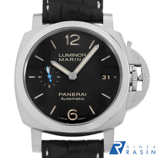 パネライ(PANERAI)のパネライ ルミノール マリーナ 1950 3デイズ オートマティック アッチャイオ PAM01392 U番 メンズ 中古 腕時計(腕時計(アナログ))