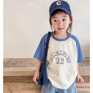 Tシャツ　男の子　女の子　韓国風子供服　130cm(Tシャツ/カットソー)