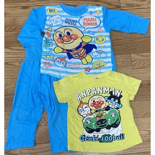 アンパンマン　パジャマ　半袖tシャツ 95(Tシャツ/カットソー)