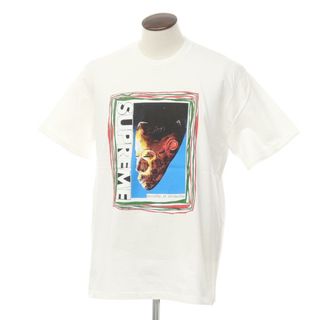 シュプリーム(Supreme)の【中古】シュプリーム Supreme 2022年春夏 Mask Tee コットン クルーネック 半袖Ｔシャツ ホワイト【サイズL】【メンズ】(Tシャツ/カットソー(半袖/袖なし))