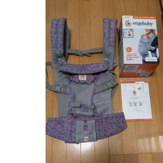 エルゴベビー(Ergobaby)のエルゴ Ergobaby adapt クールエアメッシュ ピンクデジカモ(抱っこひも/おんぶひも)