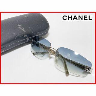 シャネル(CHANEL)のCHANEL シャネル サングラス ケース付 D7(サングラス/メガネ)