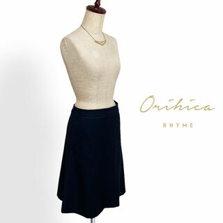 オリヒカ(ORIHICA)のORIHICA 春物フレア台形スカート　お仕事　セミフォーマル(ひざ丈スカート)