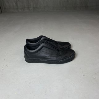 ヴァンズ(VANS)のVANS OLD SKOOL LACELESS DX レースレス BLACK 黒(スニーカー)