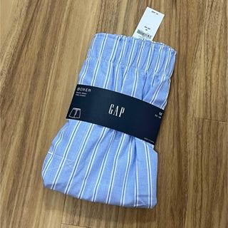 ギャップ(GAP)の新品未使用 メンズ gap ボクサーパンツ Mサイズ ストライプ 綿100%(ボクサーパンツ)