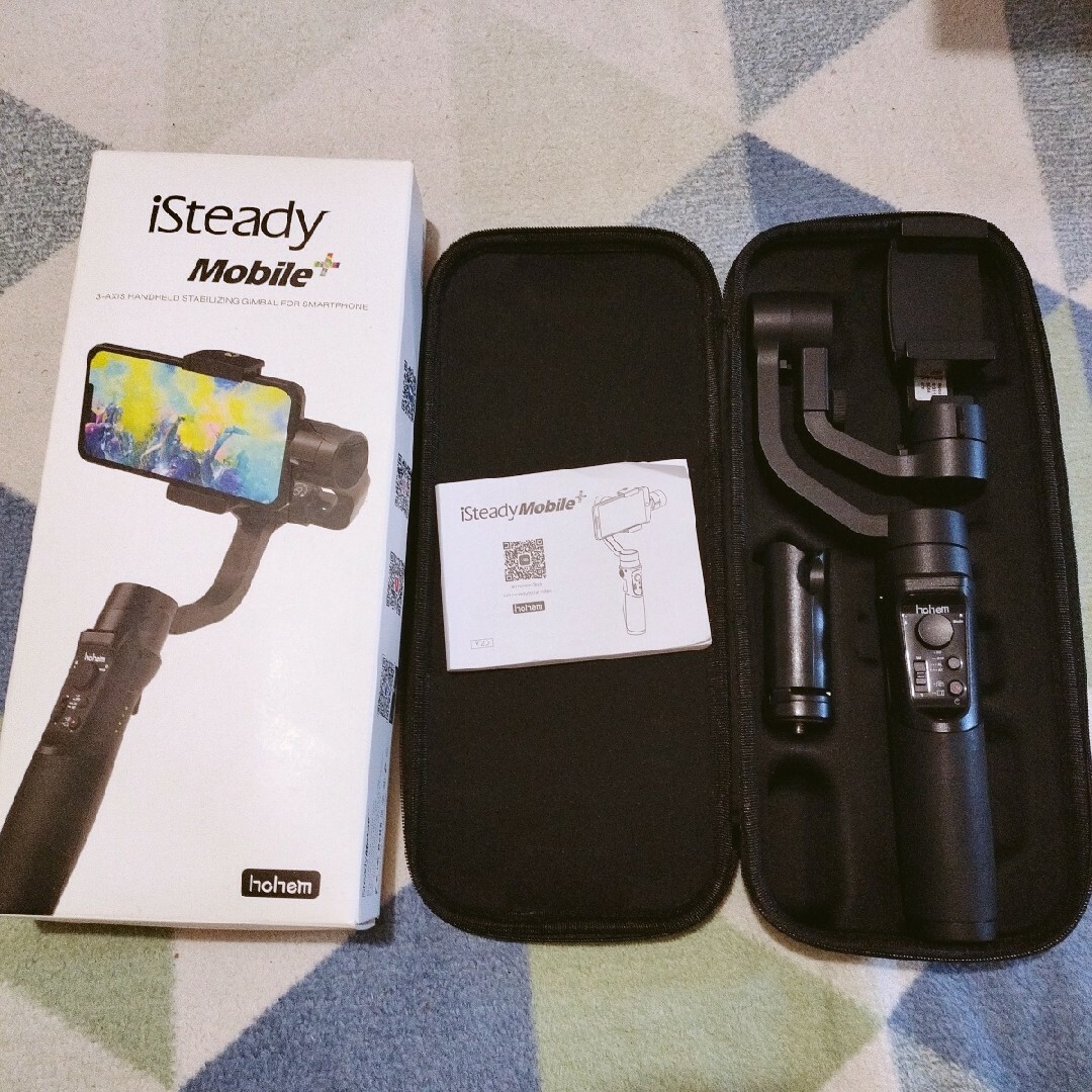 hohem iSteady Mobile + スマートフォン用3軸ジンバル ス… スマホ/家電/カメラのスマホアクセサリー(その他)の商品写真