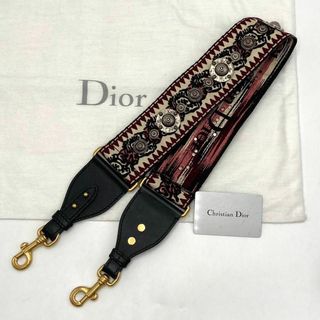 クリスチャンディオール(Christian Dior)の［極美品］Christian Dior エンブロイダリー ショルダーストラップ(その他)