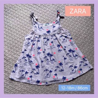 ザラキッズ(ZARA KIDS)のZARA baby  ワンピース チュニック 12-18m 86cm(ワンピース)