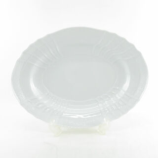 リチャードジノリ(Richard Ginori)の美品 Richard Ginori リチャードジノリ ベッキオホワイト オーバル皿 大皿 33cmプレート 楕円 ディナー SM2199S(食器)