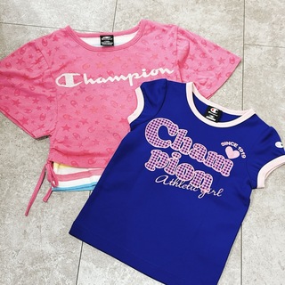 Champion - 【 美品 】 チャンピオン champion 女の子 半袖 Tシャツ 100cm