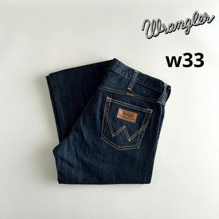 ラングラー(Wrangler)のWrangler ラングラー デニムパンツ 日本製 濃紺 w33 実寸w33(デニム/ジーンズ)