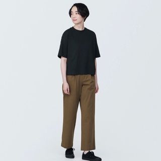 MUJI (無印良品) - ★新品★ 無印 涼感ＵＶカットワイド半袖Ｔシャツ Ｓ・黒